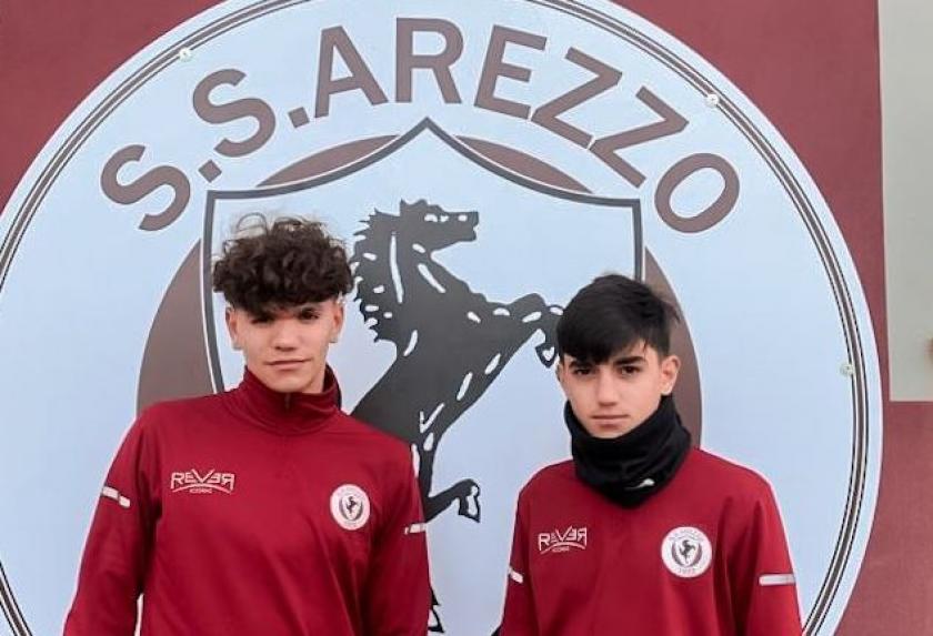 Due giovani dell Arezzo in rappresentativa Under 15 Saturno Notizie